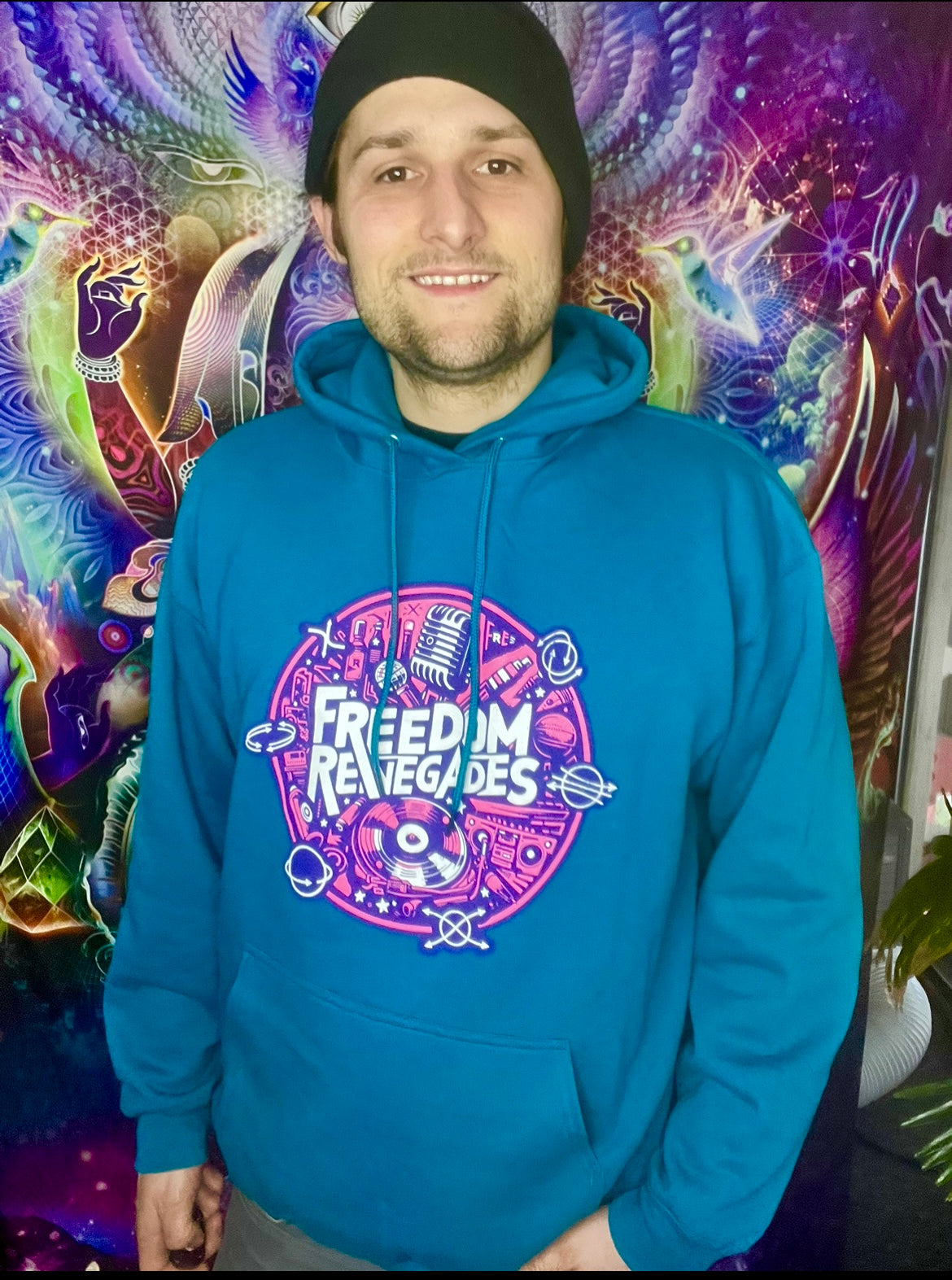*NEW* LOGO DESIGN HOODIE! (Black,Teal Blue)