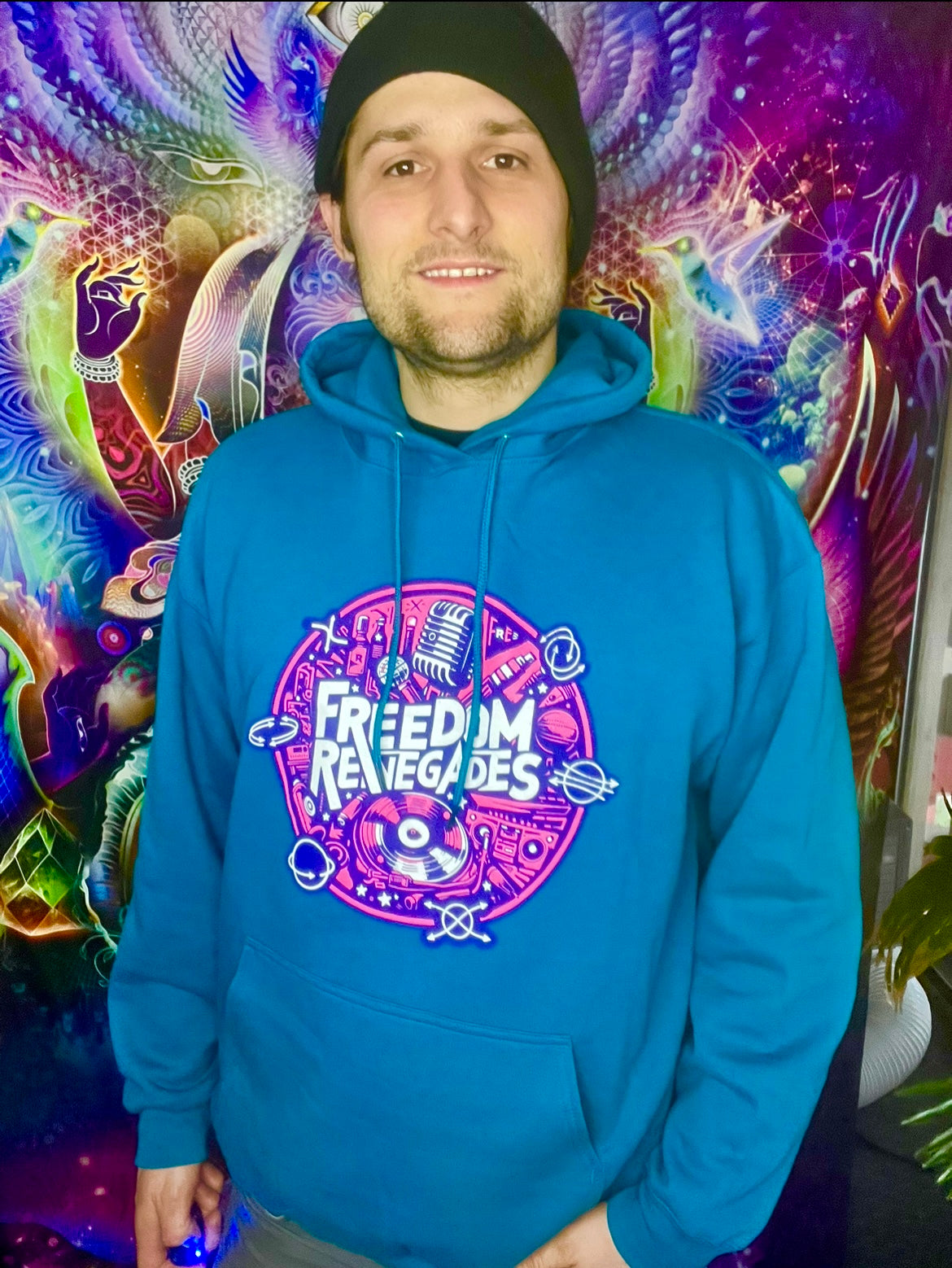 *NEW* LOGO DESIGN HOODIE! (Black,Teal Blue)