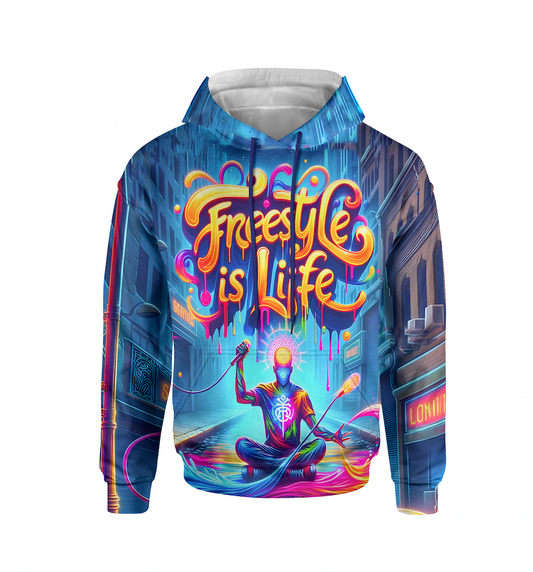 **FREESTYLE IS LIFE HOODIE** (BRAND NEW)