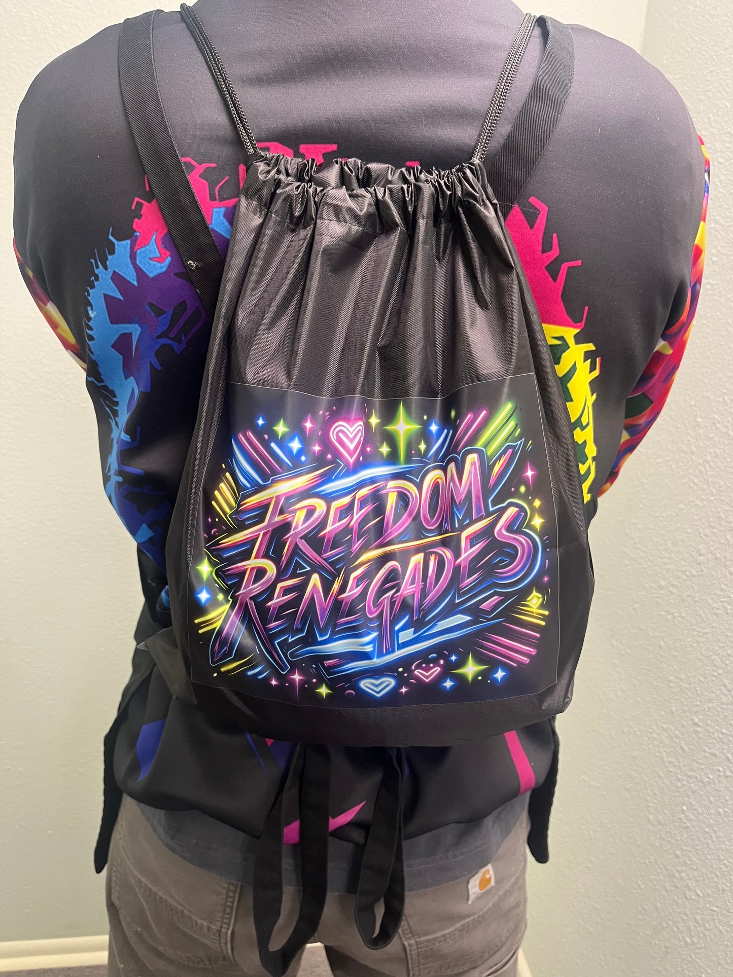 Draw string FREEDOM RENEGADES backpacks!