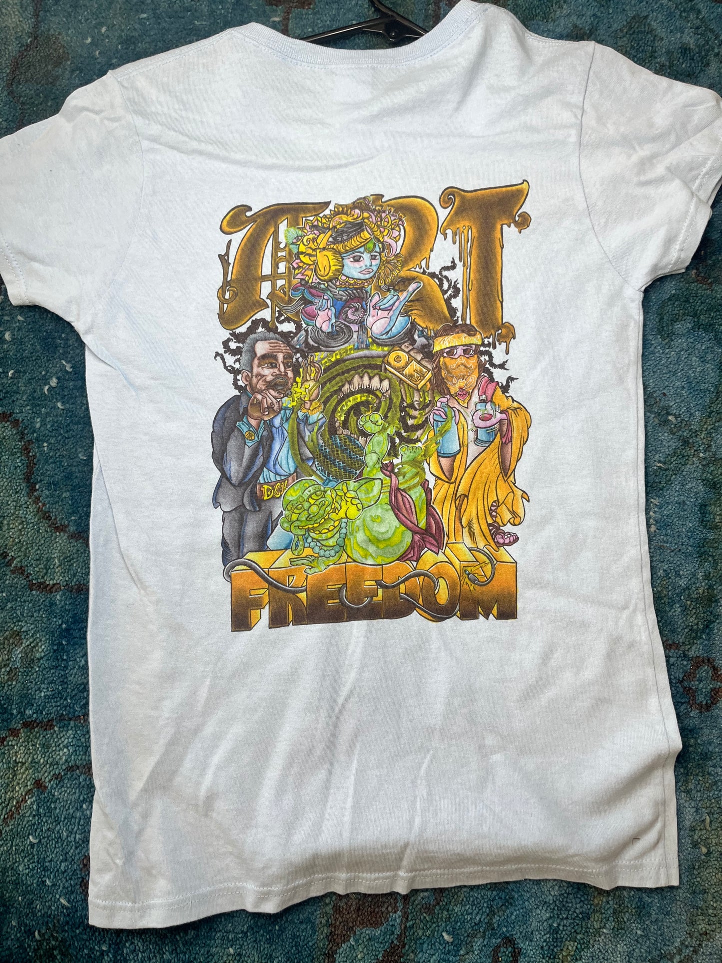 Women's T-Shirt (ART OF FREEDOM PRINT)