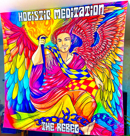 Holistic Meditation "The Rebel" wall tapestry