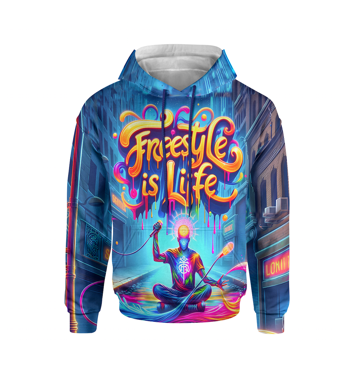 **FREESTYLE IS LIFE HOODIE** (BRAND NEW)