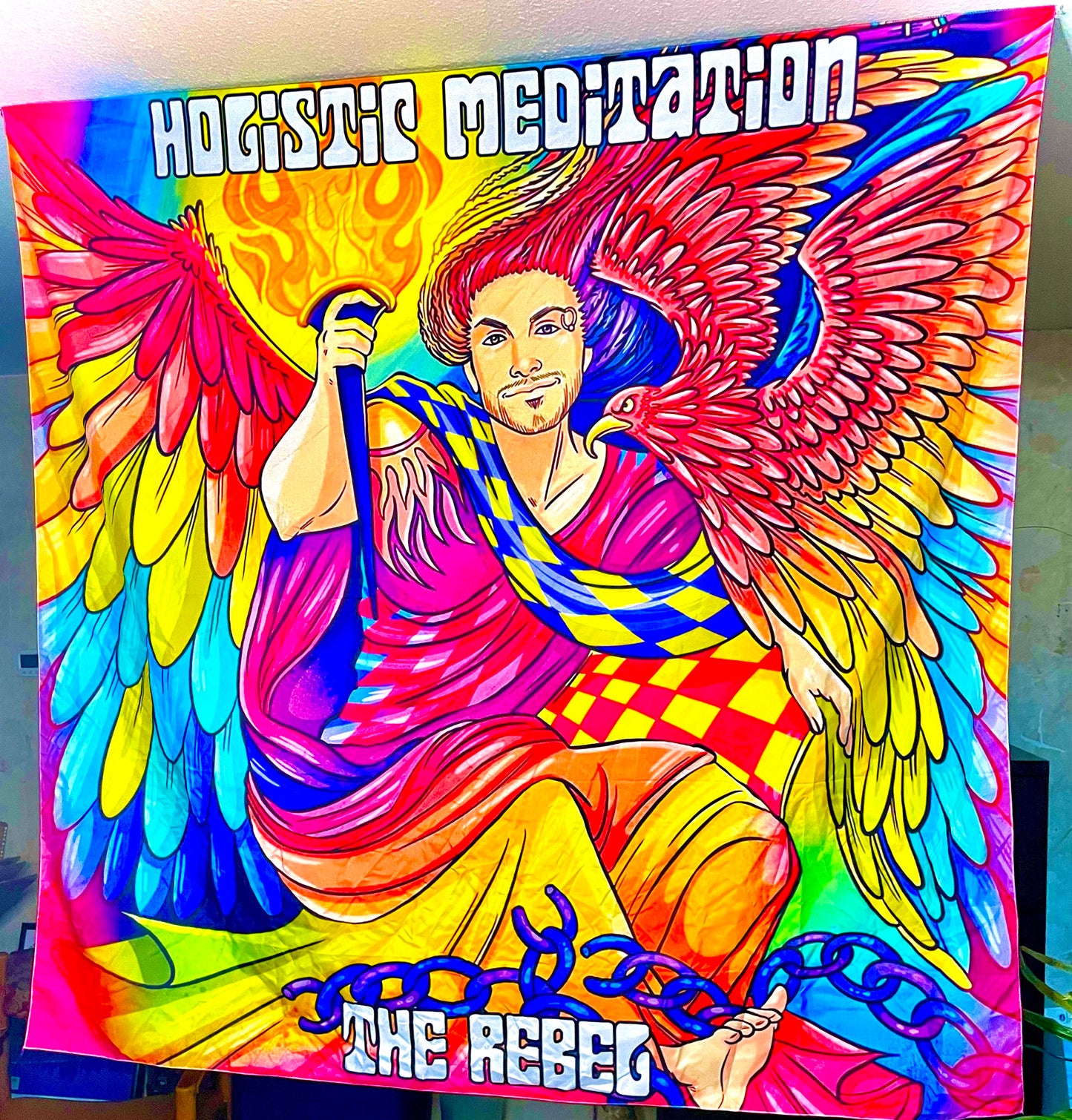 Holistic Meditation "The Rebel" wall tapestry